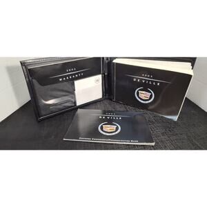 2002 Cadillac Deville Owners Manual, Guide, Warranty Booklet, Sticky notes & Pen